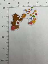 Care Bear stickers Bedtime, Birthday, Cheer, Friend, Funshine, Good Luck, Grumpy