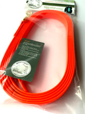 Mystique Biothane Leine Kurzf&uuml;hrer MESSING Karabiner VERN&Auml;HT beta neonorange TOP