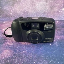 Pentax IQZoom 80-E 35mm Point  Shoot Film Camera 38-80mm Zoom Lens - Tested