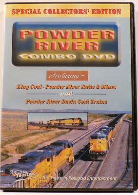 Pentrex Railroad DVD, Powder River Rails & Mines, Powder River Basin Coal Trains