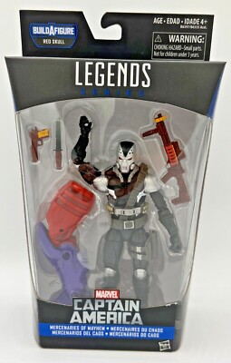 Marvel Captain America Legends Wave 1 Whirl Wind + BAF Red Skull