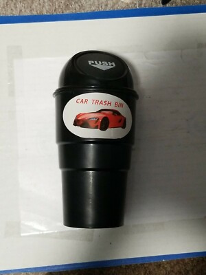 Universal ''Car Trash Rubbish Bin''/Can Garbage Dust Case Storage Holder,Black