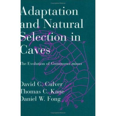 Adaptation and Natural Selection in Caves- hardcover, 9780674004252, Culver, new