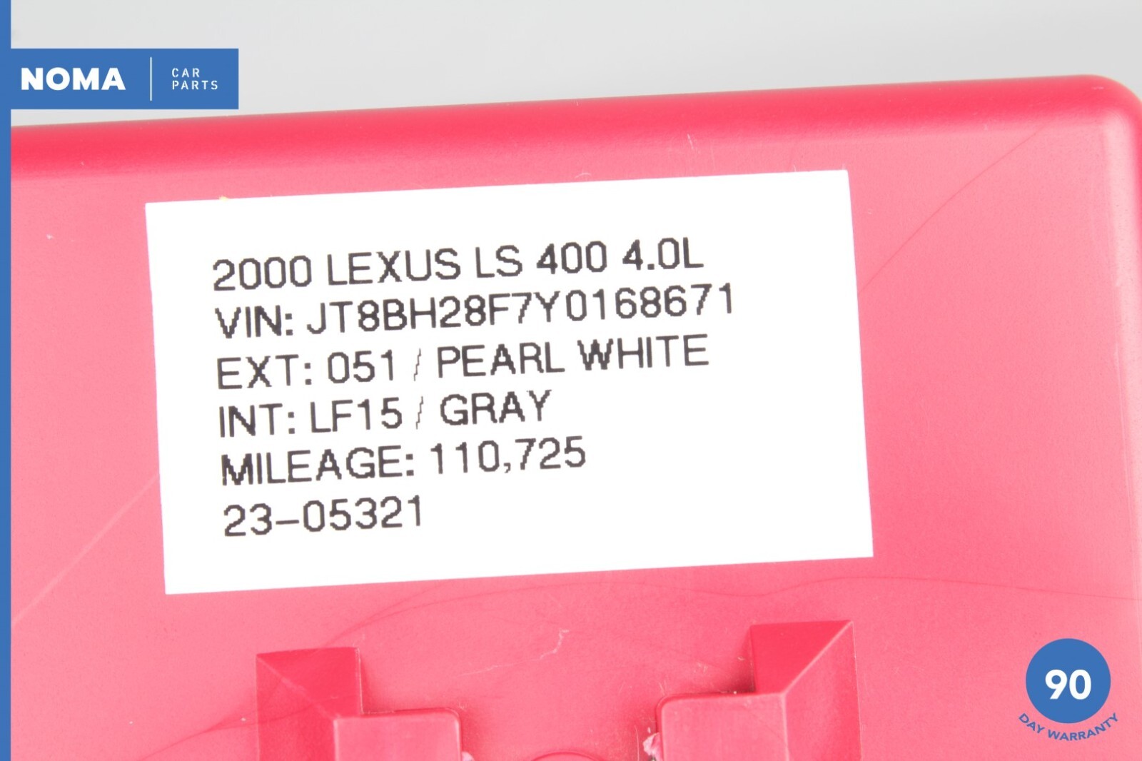 9800 Lexus LS400 XF20 Headlight Head Light Lamp Leveling Control