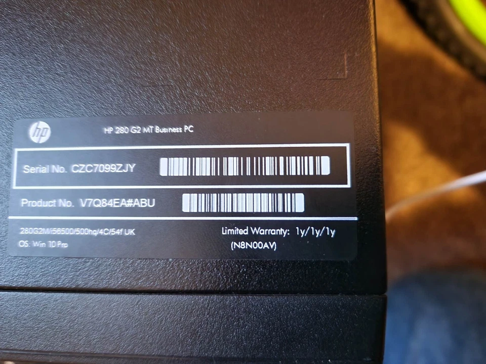 HP COMPUTER / GAMING PC BUNDLE - INTEL i5 3.2 GHZ, 12GB DDR4 & 19" MONITOR - Image 3 of 4