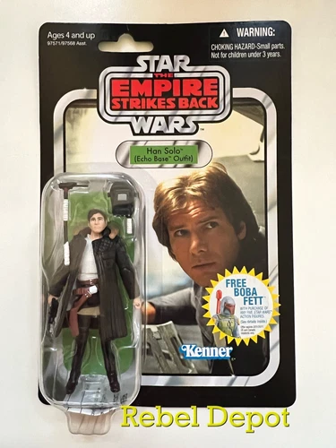 Star Wars Vintage Collection VC03 Han Solo Echo Base 2010 Version New On Card