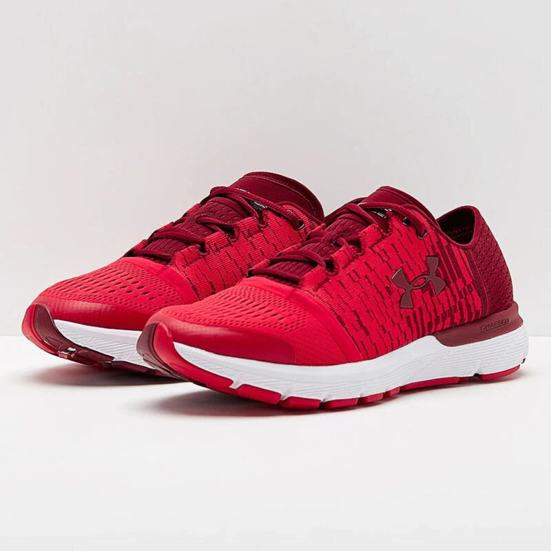 Under Armour UA Mens Trainers Speedform Gemini Graphic Red Running Shoes