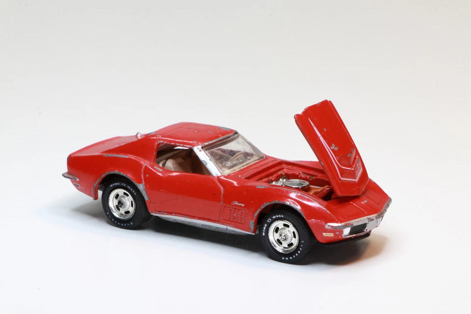 Chevrolet Corvette Stingray 1970 GreenLight rojo 1:64 coche diecast vintage Foto 3 de 4