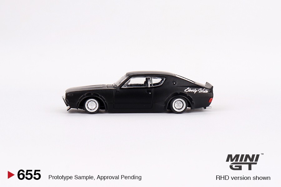 Mini GT 1:64 Nissan Kenmeri Liberty Walk Matt Black #655 | eBay