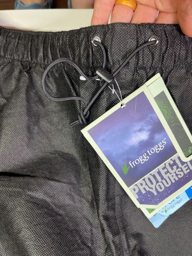 NWT Frogg Toggs Size XL Pro Action Pant Ultralight Breathable Rain Pant Black - Picture 10 of 11