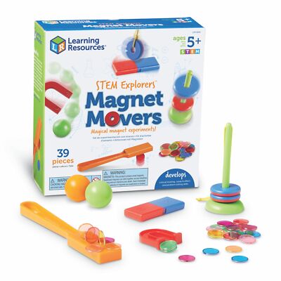 39 Piece Magnetic Science Kit with Wand Early Physics Concepts STEM Learning