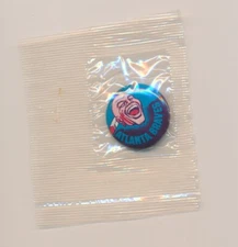 1968 Rold Gold 7/8" Pinback Buttons (Adv Premium Sales) -ATLANTA BRAVES *Sealed*