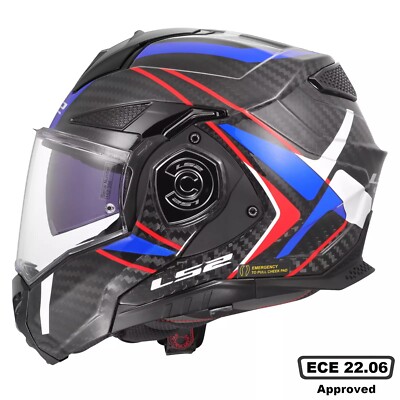 LS2 FF901 ADVANT X CARBON FIBRE MODULAR FLIP FRONT MOTORCYCLE