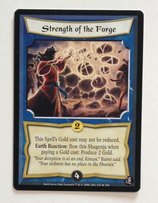 Strength of the Forge L5R Legend of the Five Rings CCG Rise of the Shogun RotS