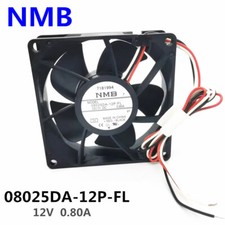 1pcs NMB 08025DA-12P-FL 12V 0.8A 8cm High-speed High-volume Chassis Cooling Fan