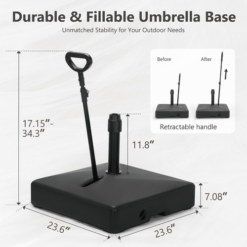 13ft Patio Umbrella Double Side Large Outdoor Market Umbrella with Crank - Picture 67 of 112
