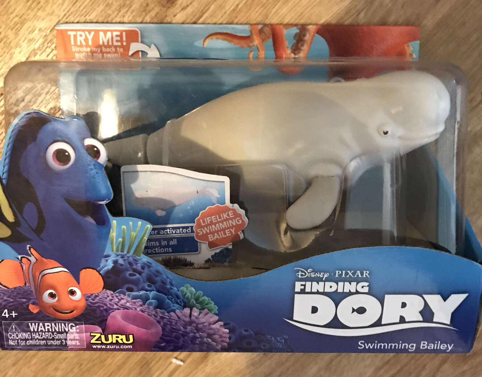 finding dory swimming bailey