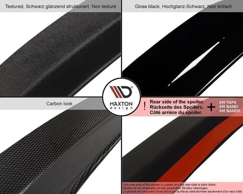 Alerón trasero accesorio borde de demolición para Volvo V60 Polestar FL negro brillante - Imagen 5 de 5