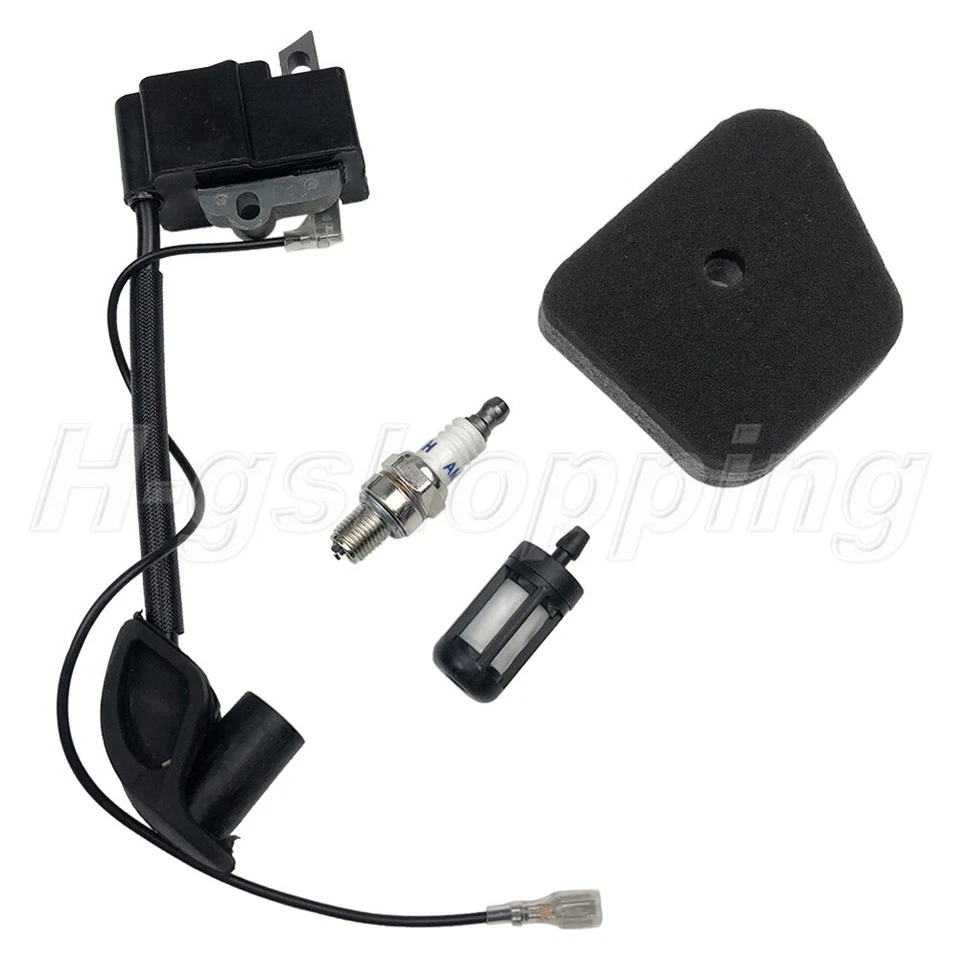 Trimmer Ignition Coil Module Air Filter Repair Kit For Stihl FS90R FS100R KM110R - Image 2 of 4