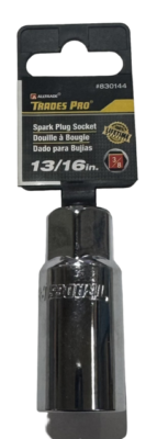 #ad Trades Pro 3 8quot; Drive 13 16quot; Spark Plug Socket 6 Point 830144 $6.99