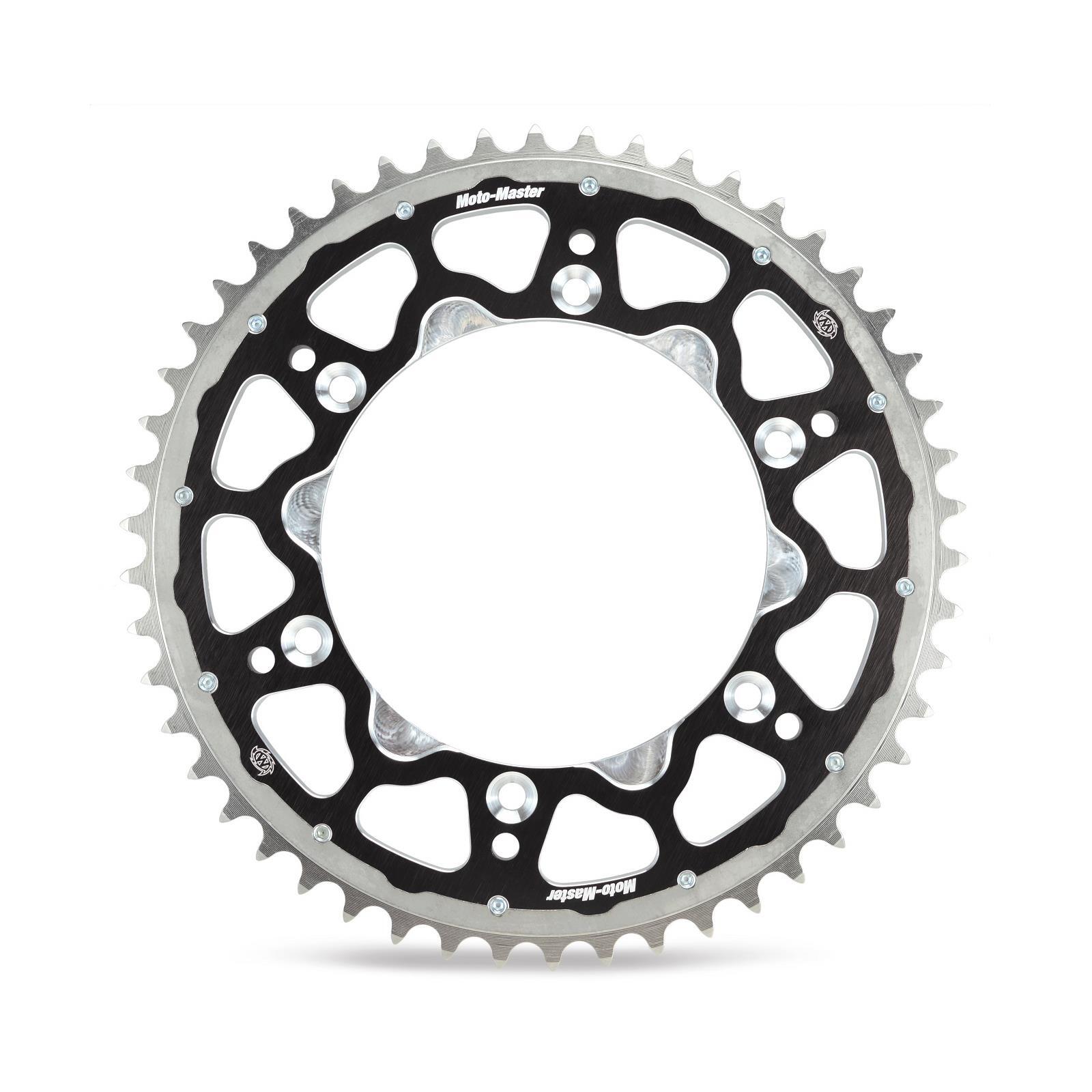 Moto-Master Fusion Dual Ring Rear Sprocket (Black - 520-50T) - Yamaha