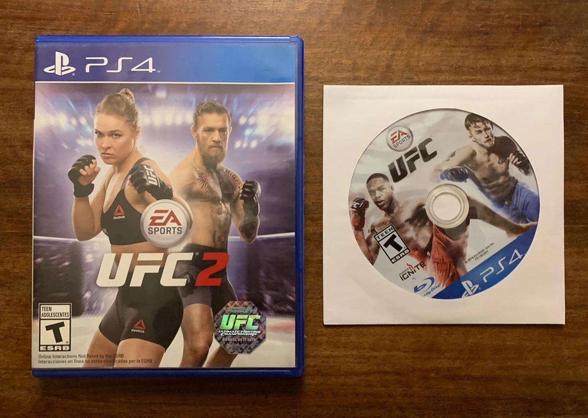 EA Sports UFC (Disc Only) & UFC 2 (Complete) PlayStation 4 PS4 Lot Bundle  Tested 14633368772