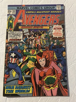 The Avengers #147 (Marvel Comics May 1976) FIne