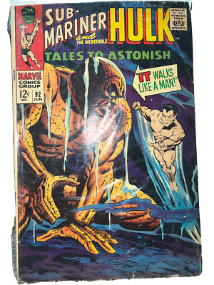 Marvel Comics Group #92 Sub-Mariner & Hulk Tales To Astonish (B4)