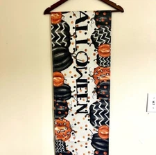 Happy Halloween Pumpkins Table Runner 48” length