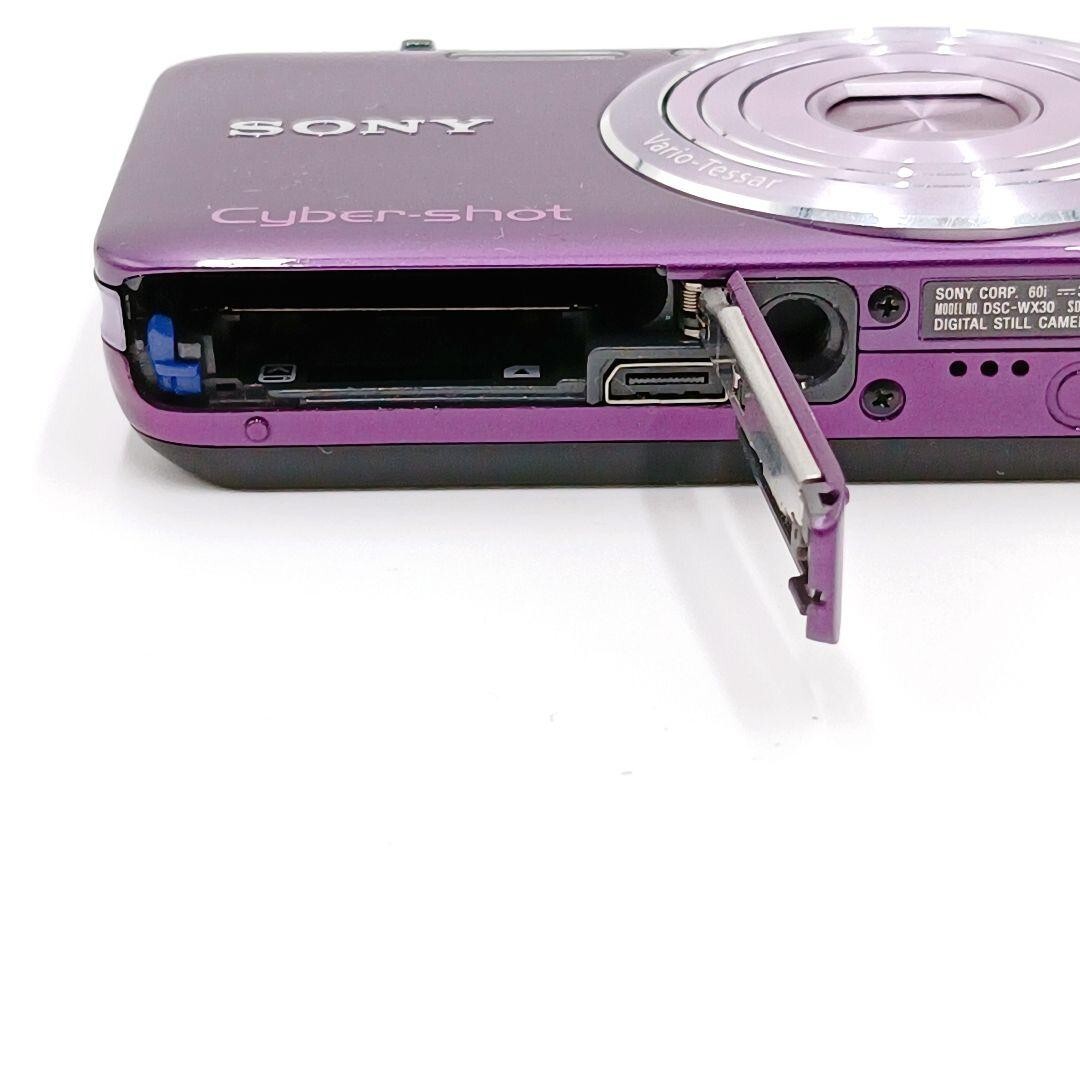 Sony Cyber-shot パープル Carl Zeiss dsc-wx30 SONY Cyber shot DSC-WX30 Digital Camera Violet 16.2MP 5x