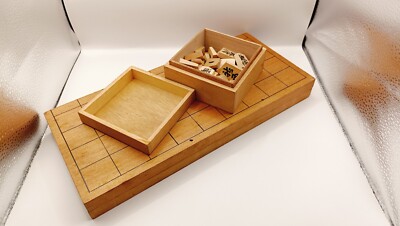 Japanese Vintage Antique Igo board Shogi set wooden Go board 29.5x33cm