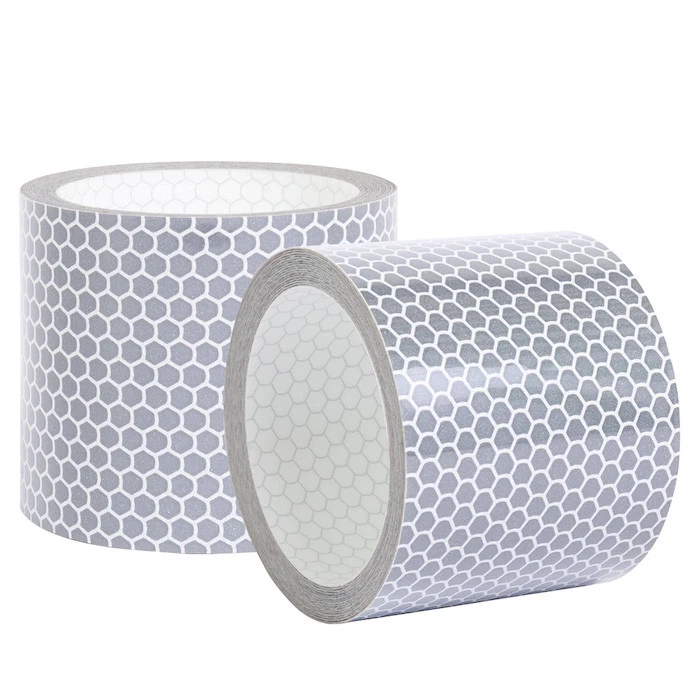 Reflektorband Wabenmuster 5cm weiß 3m 10m 20m 50m Auto, Motorrad, Fahrrad, Boot - Bild 4 von 4