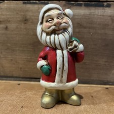 Vintage Composite Paper Mache 5" Santa Claus Figurine JAPAN