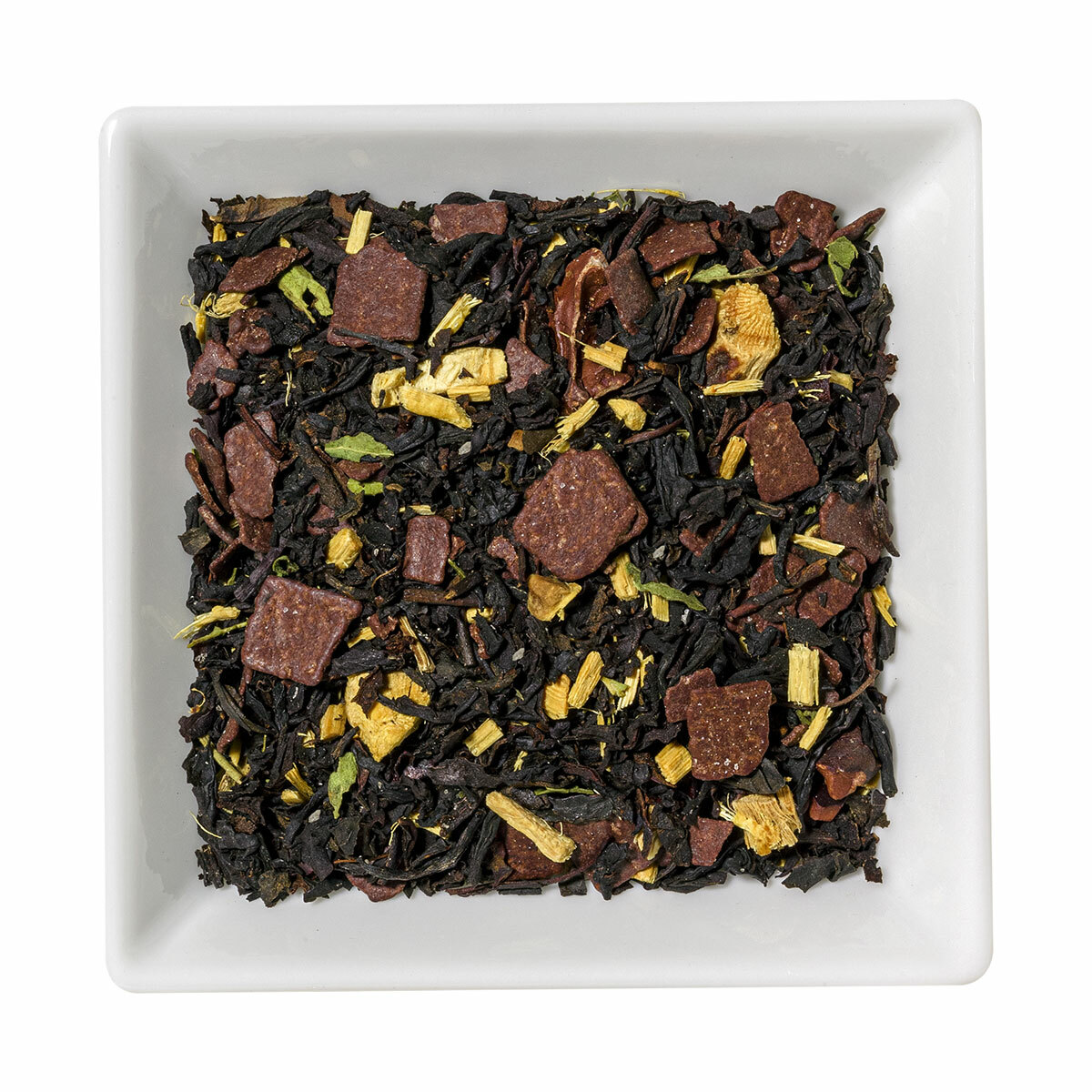 100g (39,00€/1kg) Schoko - Lakritz mit Meersalz | Aromatisierter Schwarztee