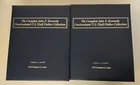 The Complete John F. Kennedy UNC US 1/2 Dollar Collection 2 binders 54 panels