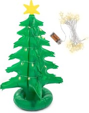 4 Ft Inflatable Christmas Tree with Star Lights   Fun Holiday Decor for Kids