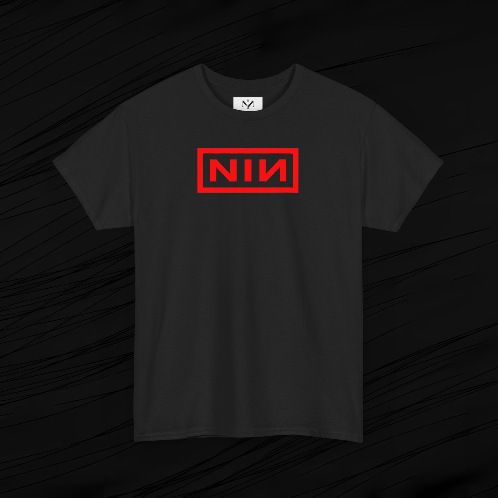 Nine Inch Nails Red Logo Rock Band Tee - Gift for Concert Fans