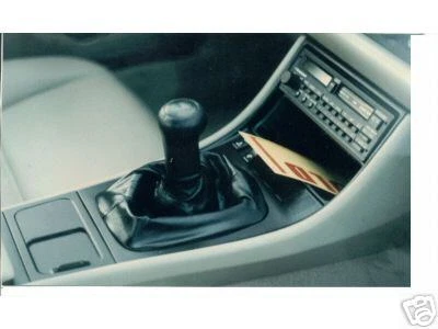 Porsche 924 944 968 928 cuero palanca de cambios + emblema  Foto 2 de 4