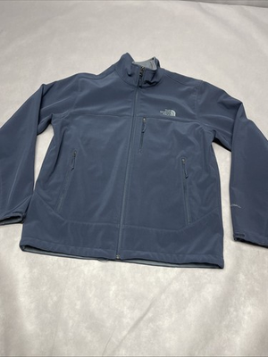 #ad #ad The North Face Apex Barrier Softshell Jacket Men L Navy Reflective Gorpcore Hike $34.95