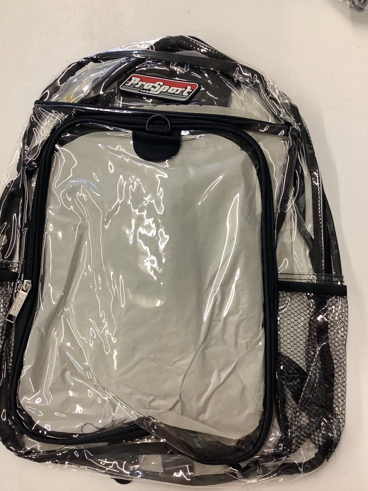 Prosport Black  Backpack In Clear Medley