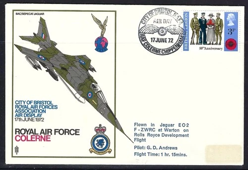 1972 RAF City of Bristol Air Forces Association Display. Fine.