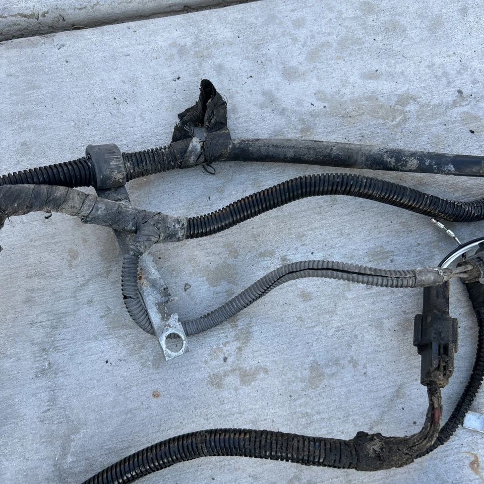 1987-1993Ford Mustang 5.0 V8 Positive Negative Battery Starter Cable w/ brackets - Image 4 of 4