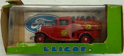 Vintage 1982 ELIGOR ''FORD V8 1934 CITERNE POMPIERS''(1091)(SAN FRANCISCO)