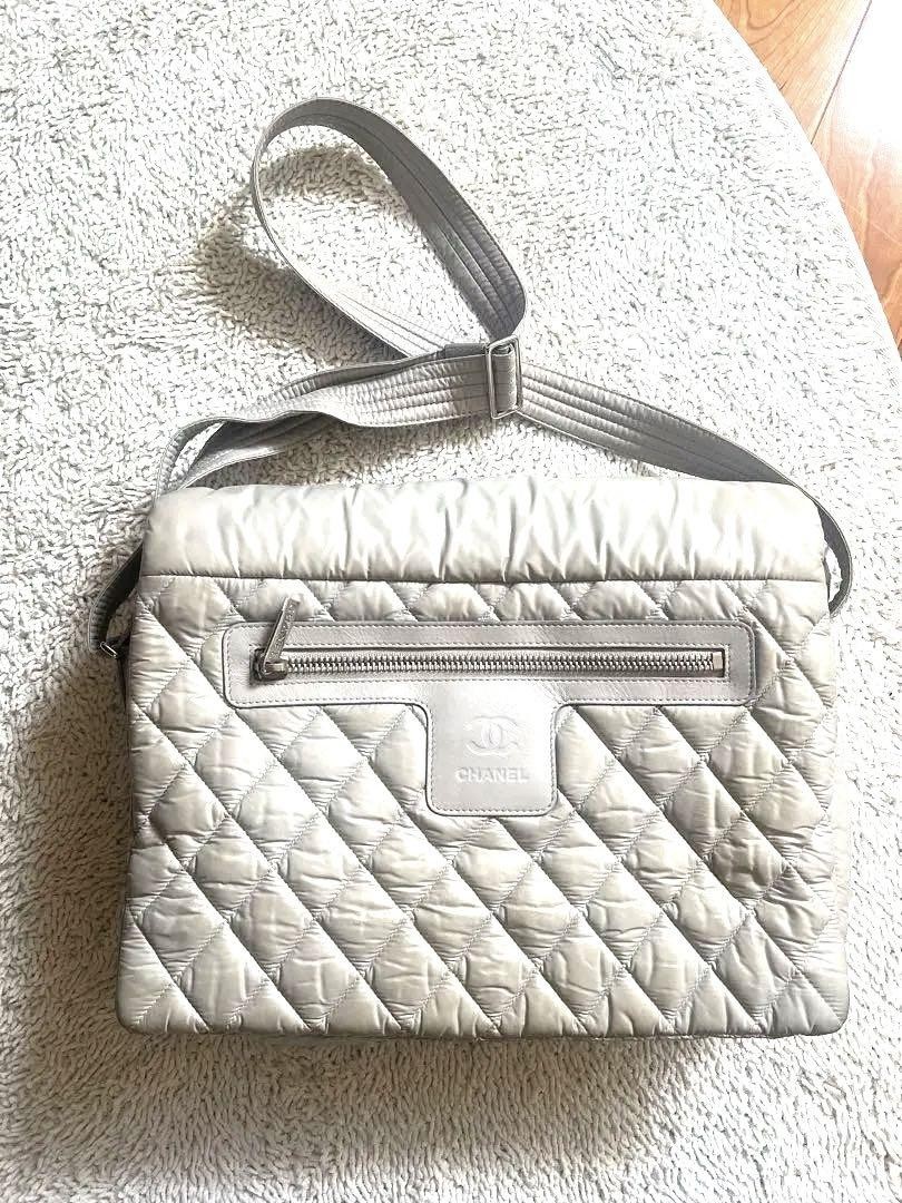 Chanel Coco Cocoon Large Travel Bag Preowned Lightly Used From Japan