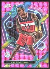 7075K 2023-24 Topps Chrome Cosmic #137 Kyle Kuzma Pink Galaxy Refractors