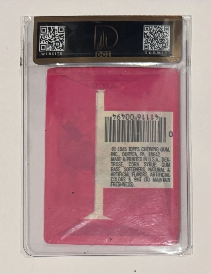 1985 Оригинальный Garbage Pail Kids 1-я Серия Запечатанный Воск Упаковка OS1 GPK 1 США 25 центов - Изображение 2 из 2