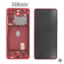 Display Pantalla LCD Tactil Frame Rojo Sa…