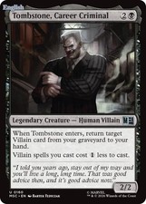 Tombstone, Career Criminal 0160 U NM Commander: Marvel Super Heroes MTG