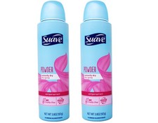 2 Pack - Suave Dry Spray Instantly Dry Powder Antiperspirant Deodorant, 3.8 oz