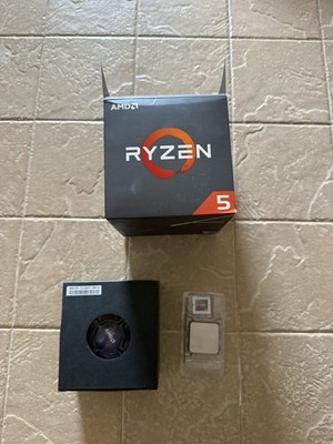 AMD Ryzen 5 1600  AM4 Processor with Cooler and Box- tested working